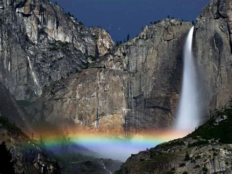 Rainbow Water Parque Nacional Joshua Tree Yosemite Waterfalls San