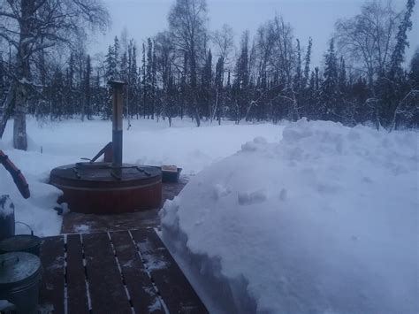 Alaska Bush Life Off Road Off Grid Winter Snow Challenges At A