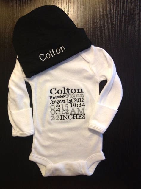 Shop baby boy gifts at bloomingdales.com. Birth Announcement/ Baby Boy or Girl Newborn onesie and ...