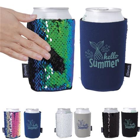 Koozie® Sequin Can Kooler In 2020 How To Memorize Things Trade Show