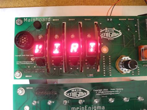 Jeff Tranters Blog The Meinenigma Enigma Machine Kit Operation