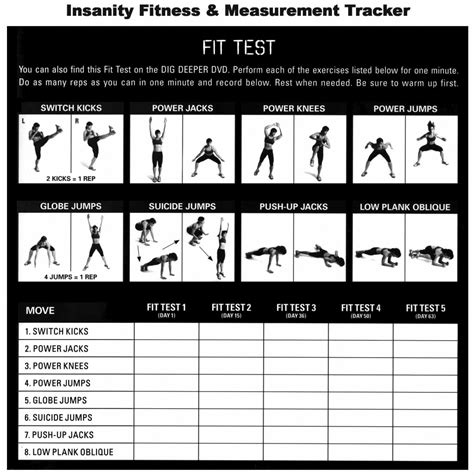 Check spelling or type a new query. Insanity Fit Test, Free Insanity Workout