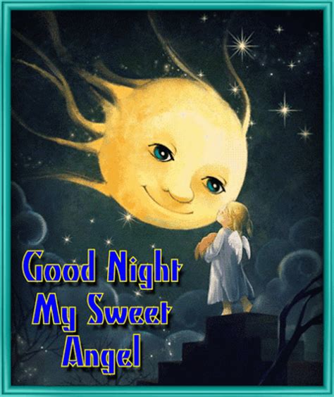 Good Night My Angel Free Good Night Ecards Greeting Cards 123 Greetings