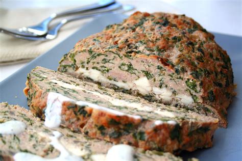 Mix well and shape into a rectangular loaf on an ungreased baking sheet. Diabetes Recipes : Feta-Stuffed Turkey Meatloaf with Tzatziki Sauce