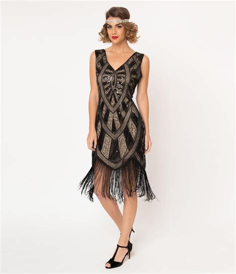 1920s dresses and flapper inspired fashion unique vintage