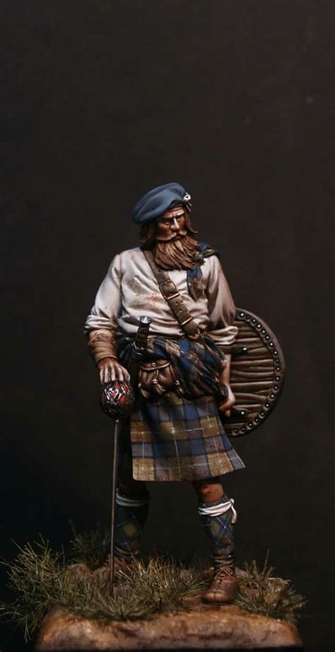 Jacobite Highlander Scottish Warrior Celtic Warriors Scottish Clothing
