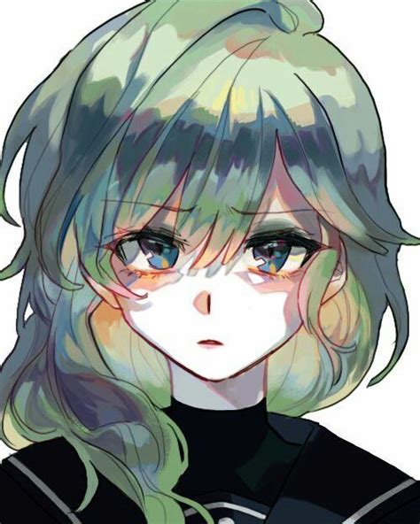 Beautiful Anime Girls Anime Art Girl Anime Green Hair