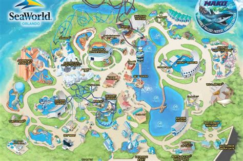 Seaworld orlando is located at 7007 sea world dr, orlando, fl 32821. Seaworld, Orlando - Themed, Water Amusement Park - Seaworld Map Orlando Florida | Printable Maps