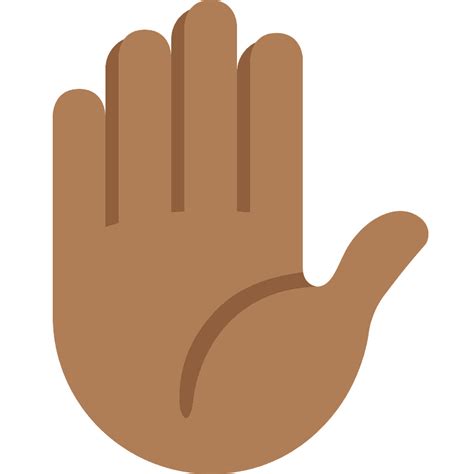 Raised Hand Emoji Clipart Free Download Transparent Png Creazilla
