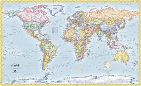 World Map In Detail With Countries Map Of World