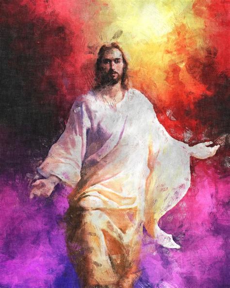 Jesus Christ Religious Art Digital Art By Elena Kosvincheva Fine