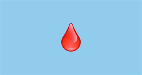 🩸 血滴 Emoji On Whatsapp 219352