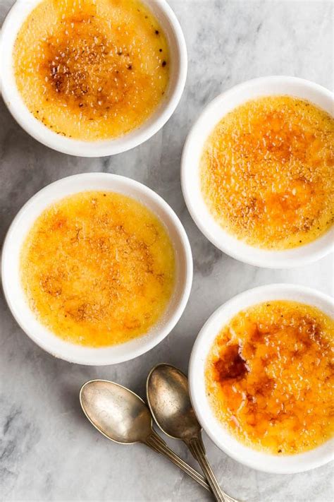 Creme Brulee Is A Simple But Elegant Dessert Made With Egg Yolks Heavy
