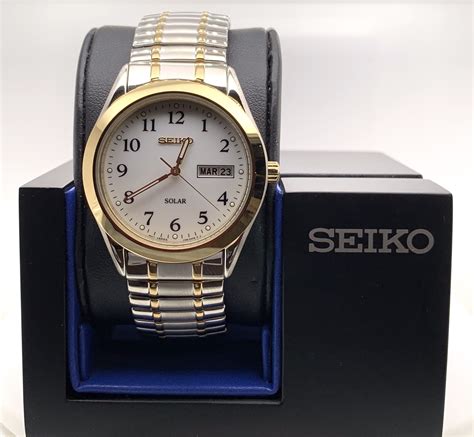 Seiko Classic Solar Two-Tone Men's Watch SNE062 #24 ...