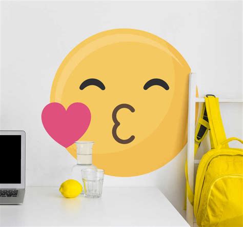 Kiss Emoji Love Sticker Tenstickers