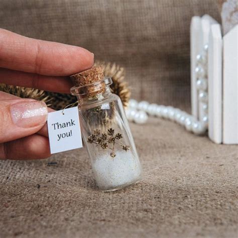 Created by you, just for them. Natural Favors Eco Wedding Favour Thank You Bottle Wedding ...