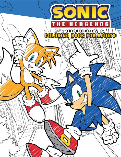 Sonic The Hedgehog The Official Adult Coloring Book Book By Insight