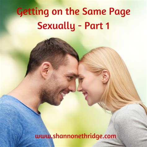 Getting On The Same Page Sexually Part 1 Official Site For Shannon Ethridge Ministries
