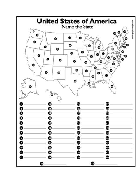 If you want to learn the states in the united states, this activity page is for you. Worksheet