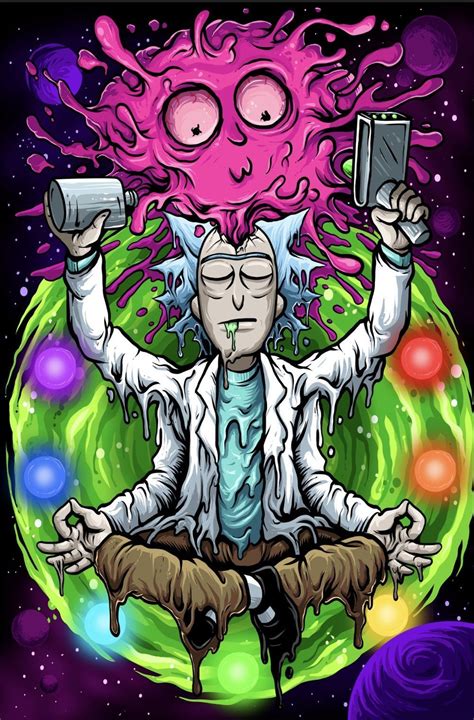 Weed Rick And Morty Background Iphone Rick And Morty Smoking Weed