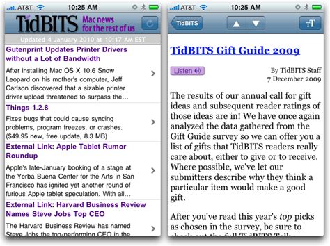 Free Tidbits News Iphone App Tidbits