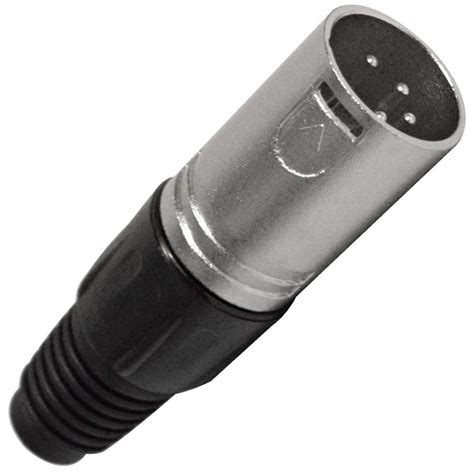 4 Pin Xlr Male Connector For Microphone Cable Replacements Or Repairs