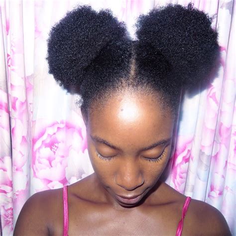 Wash Day Afro Puffs Lets Grow Our Hair Hair Puff Afro Puff Hairstyles Afro Puff