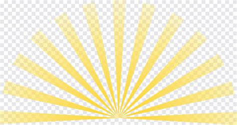 Yellow Angle Pattern Sunshine Sun Rays Illustration Effect Sunshine