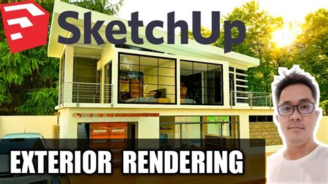 How To Make Realistic Exterior Rendering Using Sketchup Vray 34 Vray