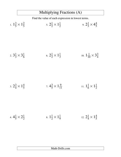 Simplify fraction is to make the fraction easier to read by making the numbers of the fraction smaller, but the value stays the same. Multiplying and Simplifying Mixed Fractions (A)