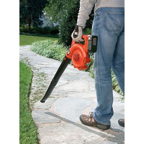 Black And Decker 18 Volt 120 Mph Cordless Electric Leaf Blowerbattery