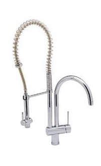 Blanco's 442023 artona kitchen faucet is available in a plethora of different finishes, so it makes no difference what kind of décor you have in your kitchen. Blanco Kitchen Faucet with Commercial Pull-Down Spray