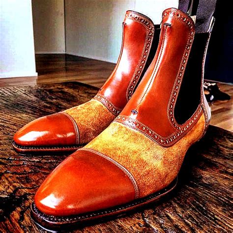 Handcrafted Leather Boots For Men Mens Outdoor Fashion Tall Men