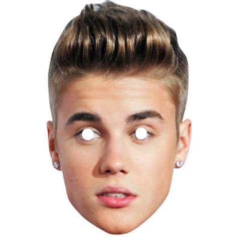 Justin Bieber 660 Celebrity Mask Printable Masks Justin