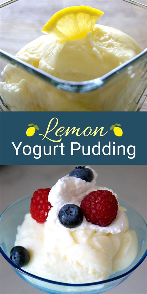 Yogurt Lemon Pudding Recipe Lemon Pudding Greek Yogurt Dessert Pudding
