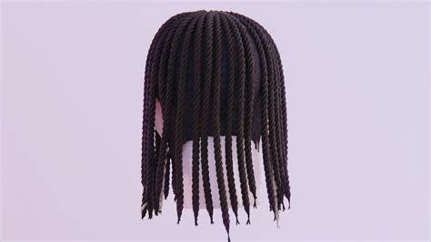 Braided Dreadlocks By Tiko 3d Model Collection Cgtrader