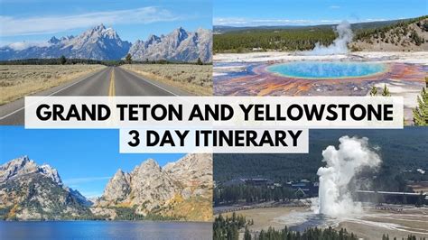 How I Did 3 Days In Grand Teton And Yellowstone Itinerary For Wyoming