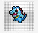 #158 Totodile - Pixel Art Pokemon Totodile PNG Image | Transparent PNG ...