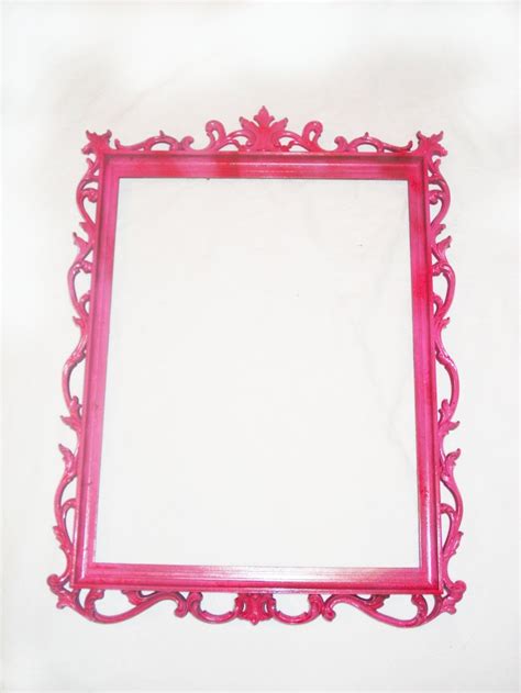 Clearance Hollywood Regency Vintage Hot Pink Frame Large Etsy