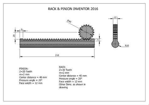 While the rack and pinion drive is sometimes dismissed as old technology, a look at the market for linear motion solutions demonstrates that this isn't the case. How to create Rack & Pinion using Inventor 2016 | GrabCAD ...