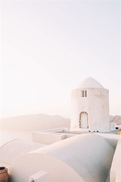 All White Santorini Greece Santorini City Landscape Photography