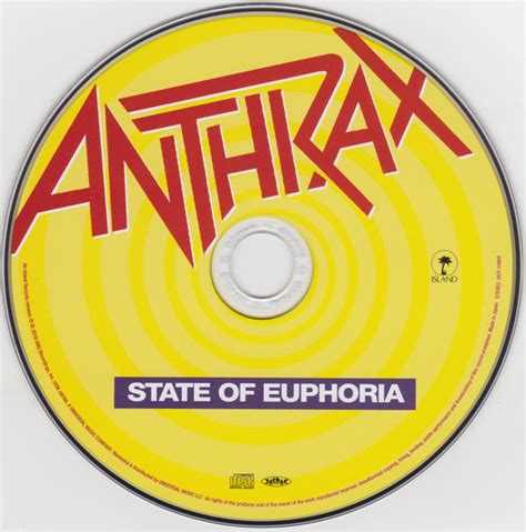 Anthrax State Of Euphoria 1988 2019 30th Anniversary Ed Japan