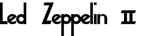 Carouselambra suggested by fonatica #2. Led Zeppelin 'Led Zeppelin II' font download - Famous Fonts