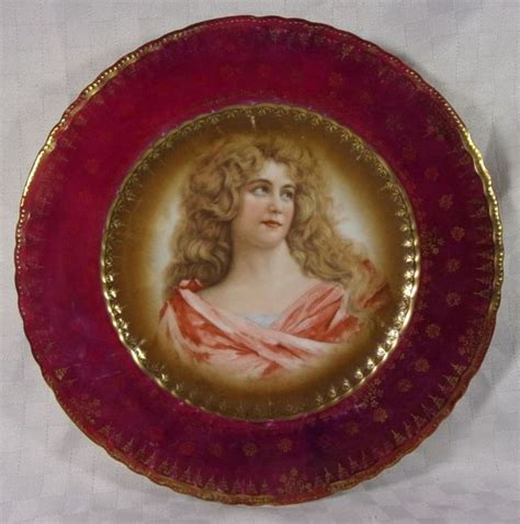 Vintage Victoria Austria Hand Painted Porcelain Collectors Plate