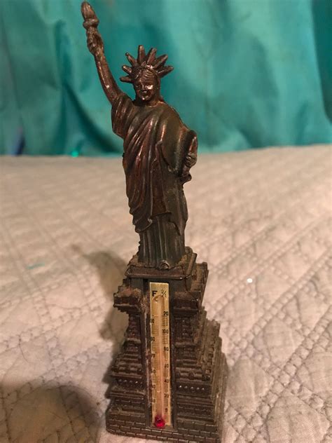 Vintage Copper Statue Of Liberty Souvenir Small Statue Of Liberty