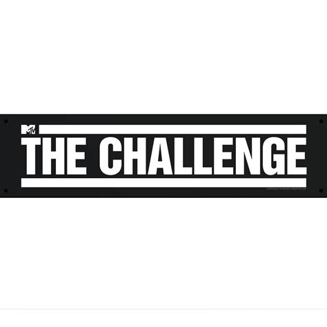 The Challenge Logo Metal Sign Paramount Shop