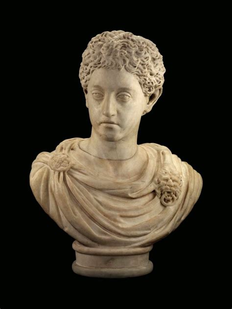 A Marble Bust Of The Roman Emperor Commodus Christies