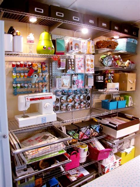 Spice it up with this craft room bucket organization and find inspiration with this tutorial from clutter keeper. Back from "vacation" - The Odd Girl | Craft room office ...