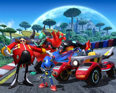 Metal Sonic Zavok And Dr Eggman Revealed For Team Sonic Racing