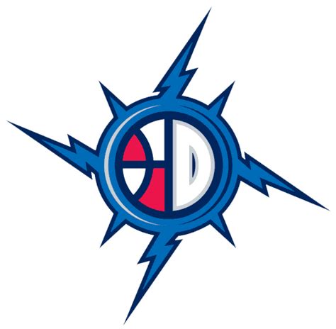 Detroit Shock Lightning Logo Logo Basketball Mascot Design